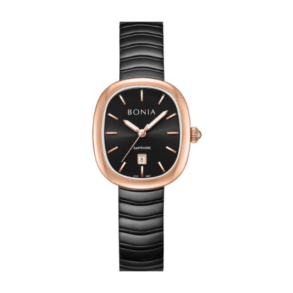 Bonia Elegance BNB10907-2032 Black Dial Stainless Steel Women Watch